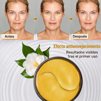 Parches de Ojos 24K Gold — Reduce Ojeras, Bolsas y Arrugas con Colágeno e Hialurónico