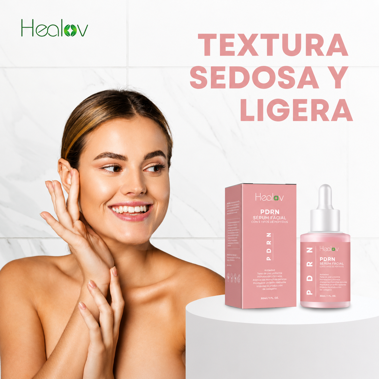 Sérum PDRN Facial Korean Skincare — Regeneración Celular, Hidratación Profunda y Anti-Manchas