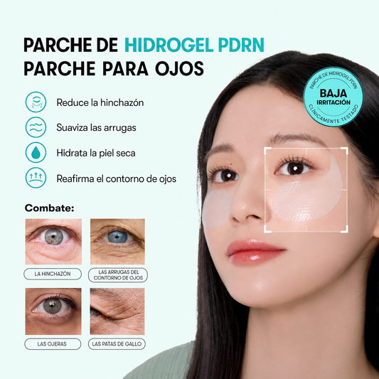 Parches Coreanos PDRN Ojos — Regeneración Intensiva, Anti-Ojeras y Contorno Joven